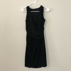 Black dress with lace back